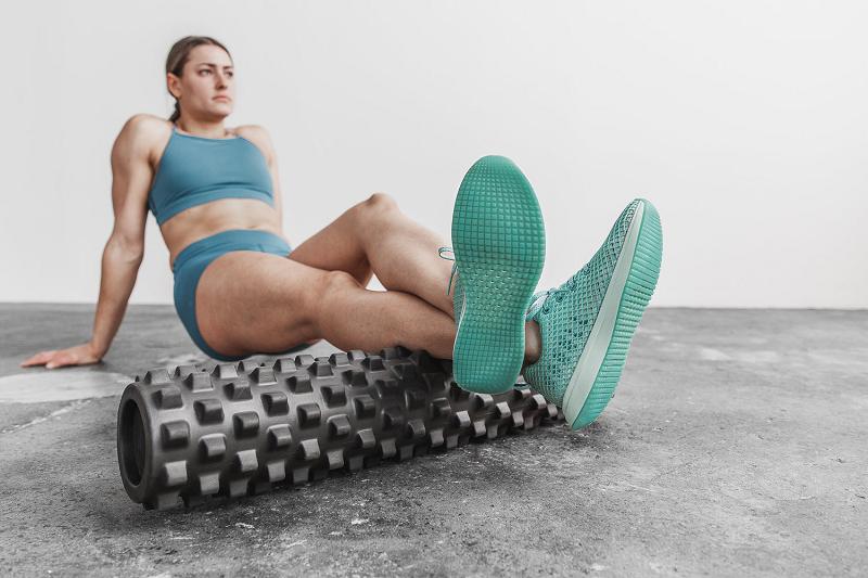 Nobull Bright Aqua Mesh Runner Women's Running Shoes Light / Turquoise | USA C1718T